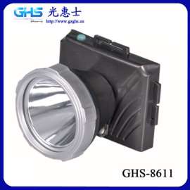 可配矿工钩塑料充电LED大功率头灯 GHS-8611