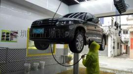 工厂直销汽车美容维修洗车设备工具小剪式气动液压升降单柱举升机