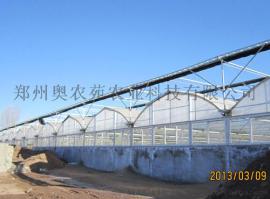 河南PC阳光板温室大棚造价 圆顶6.4*5米 蔬菜养殖大棚骨架 厂家直销