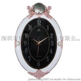 深圳佳话坊8098镶钻欧式挂钟创意客厅挂钟时尚现代大号钟表个性静音时钟